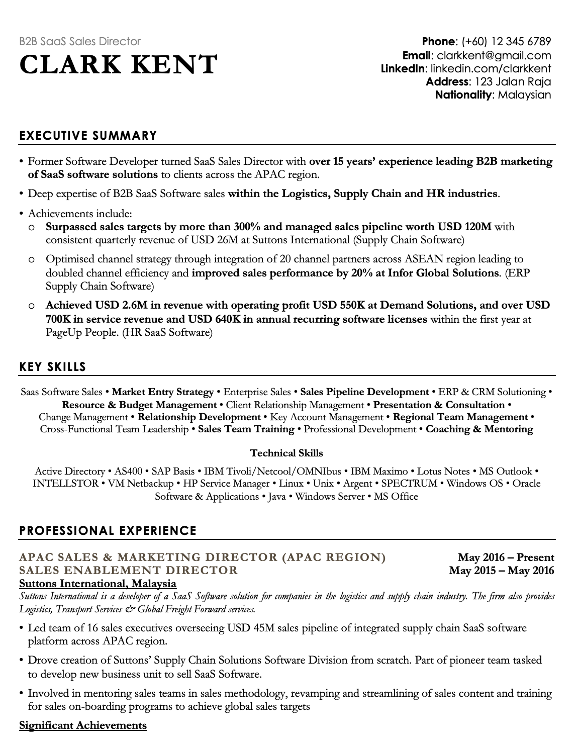 Professional Black